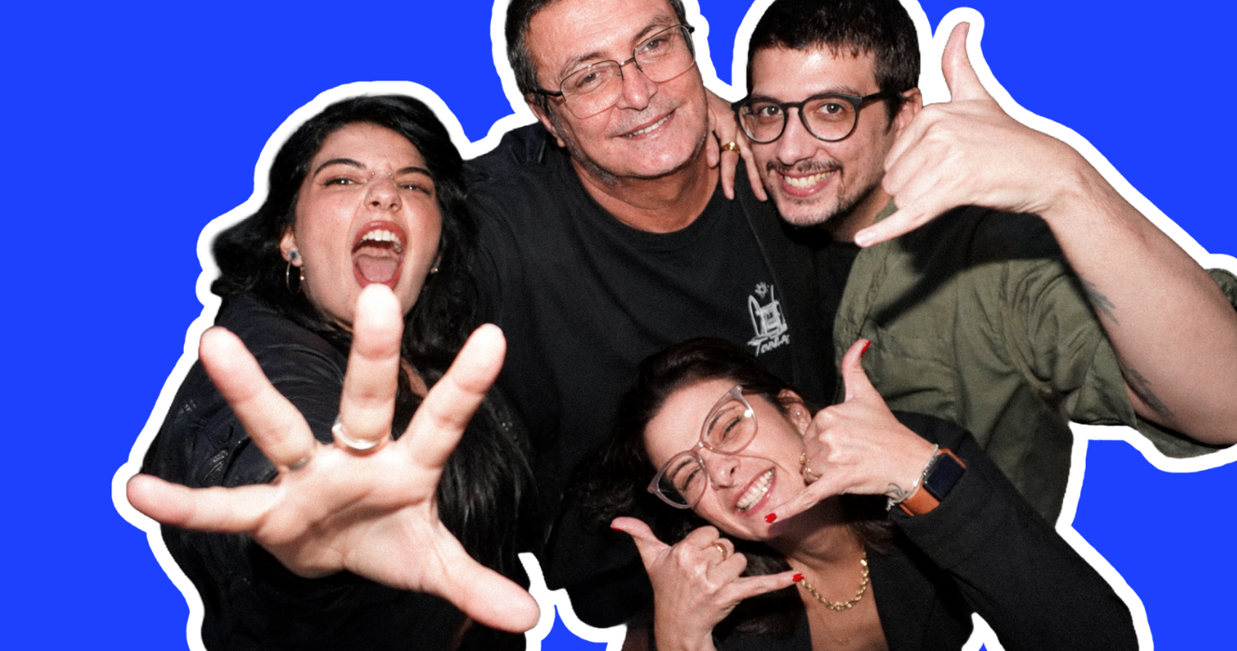 Equipe Bananas Creative Agency em um retrato descontraído